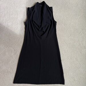 Theory Women’s Cowl Neck Mini Slip dress